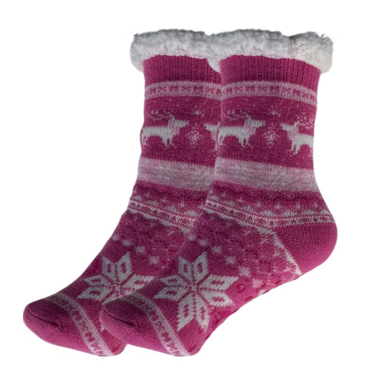 Kids Thermal Sherpa Lined Socks - 6 colour options