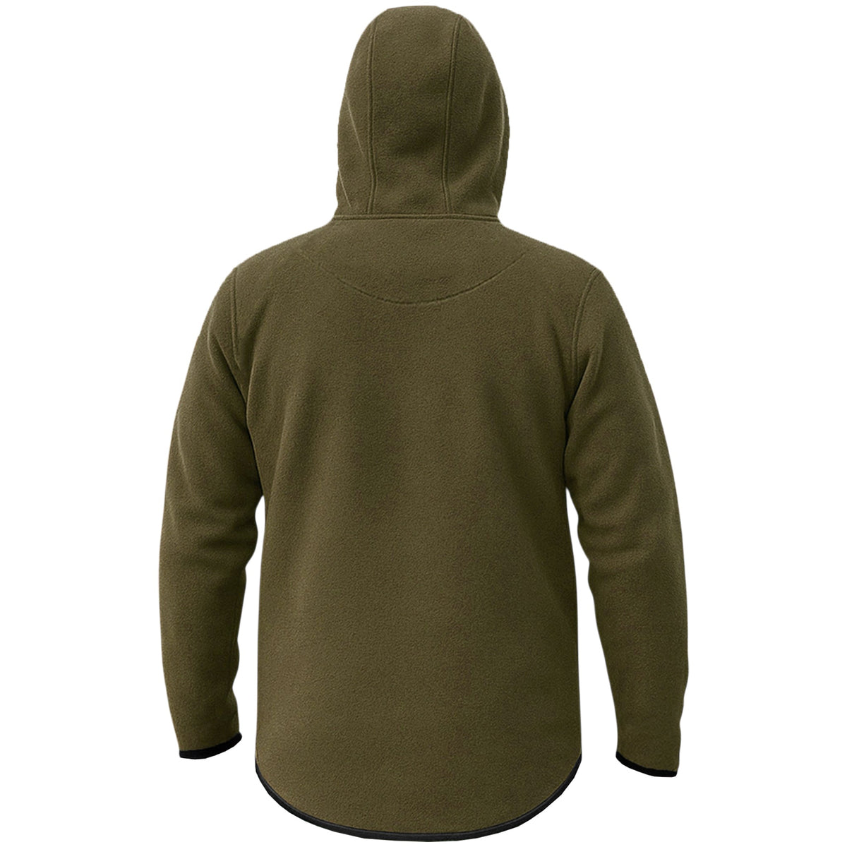 Game Mens Alpine Fleece 1/4 Zip Curved Hoodie-2