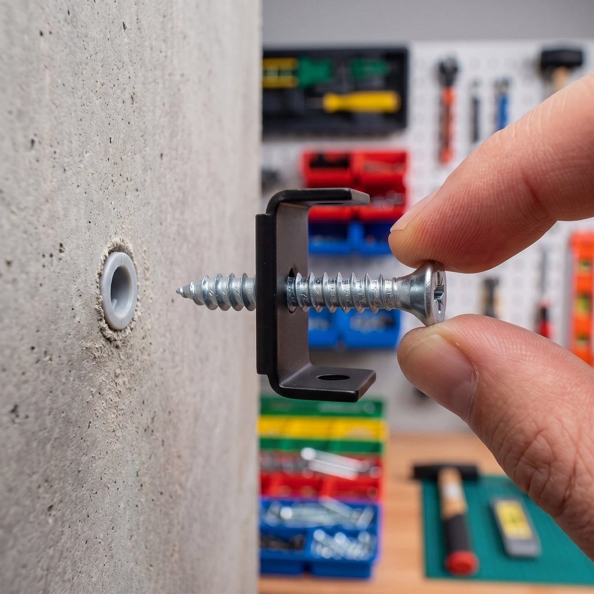 Wall Anchors and Screws Set