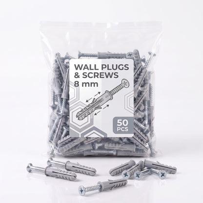 Wall Anchors and Screws Set