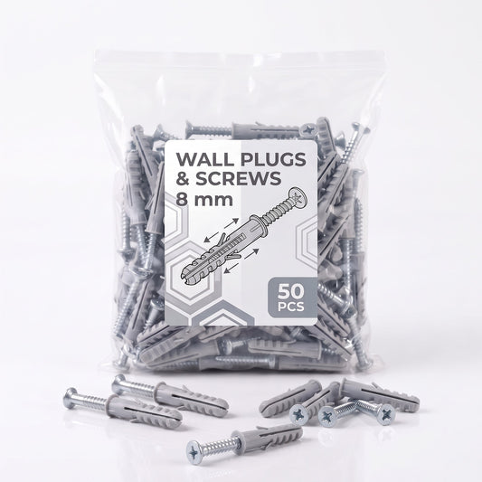 Wall Anchors and Screws Set