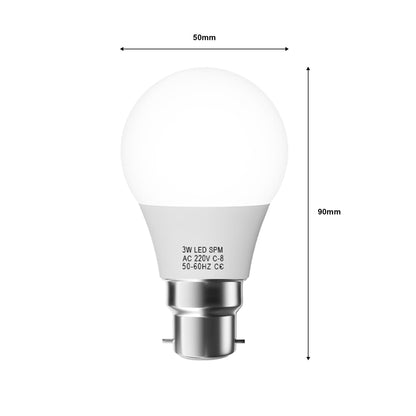 LED A60H B22 7W Cool White 6400K Non-Dimmable Bulb