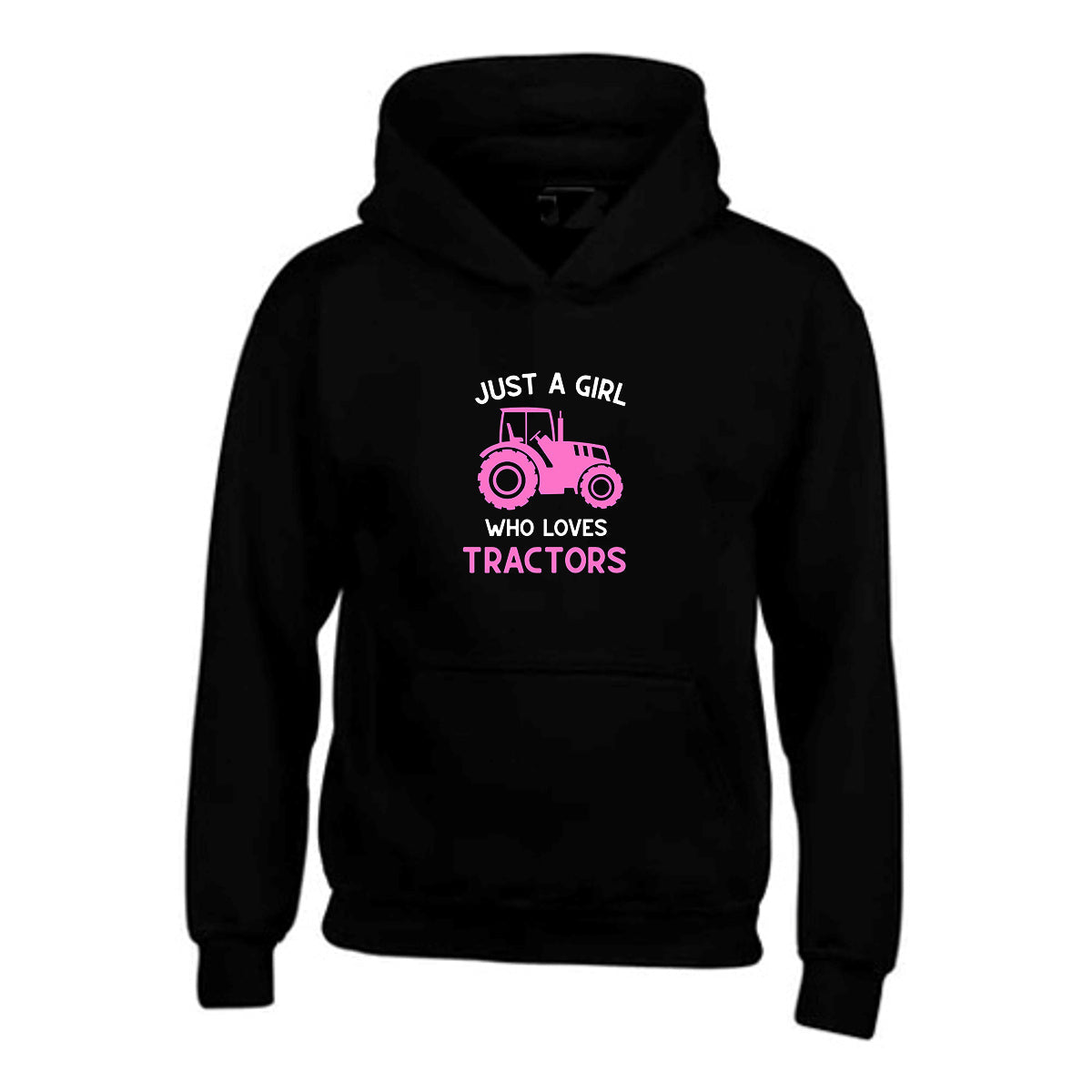 Girls Tractor Hoodie - 5 colours