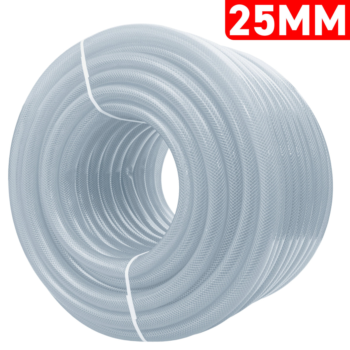 25mm Braided PVC Tech Hose - 3.5mm Wall Thickness