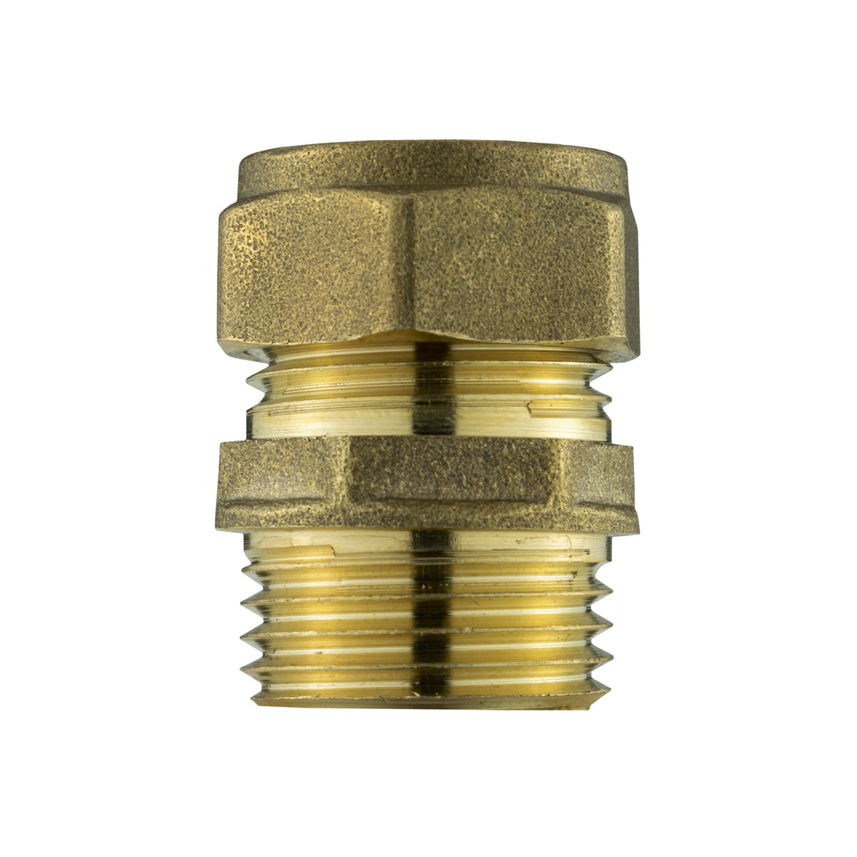 Brass Compression Adapter for 15mm Copper Piping - 1/2"