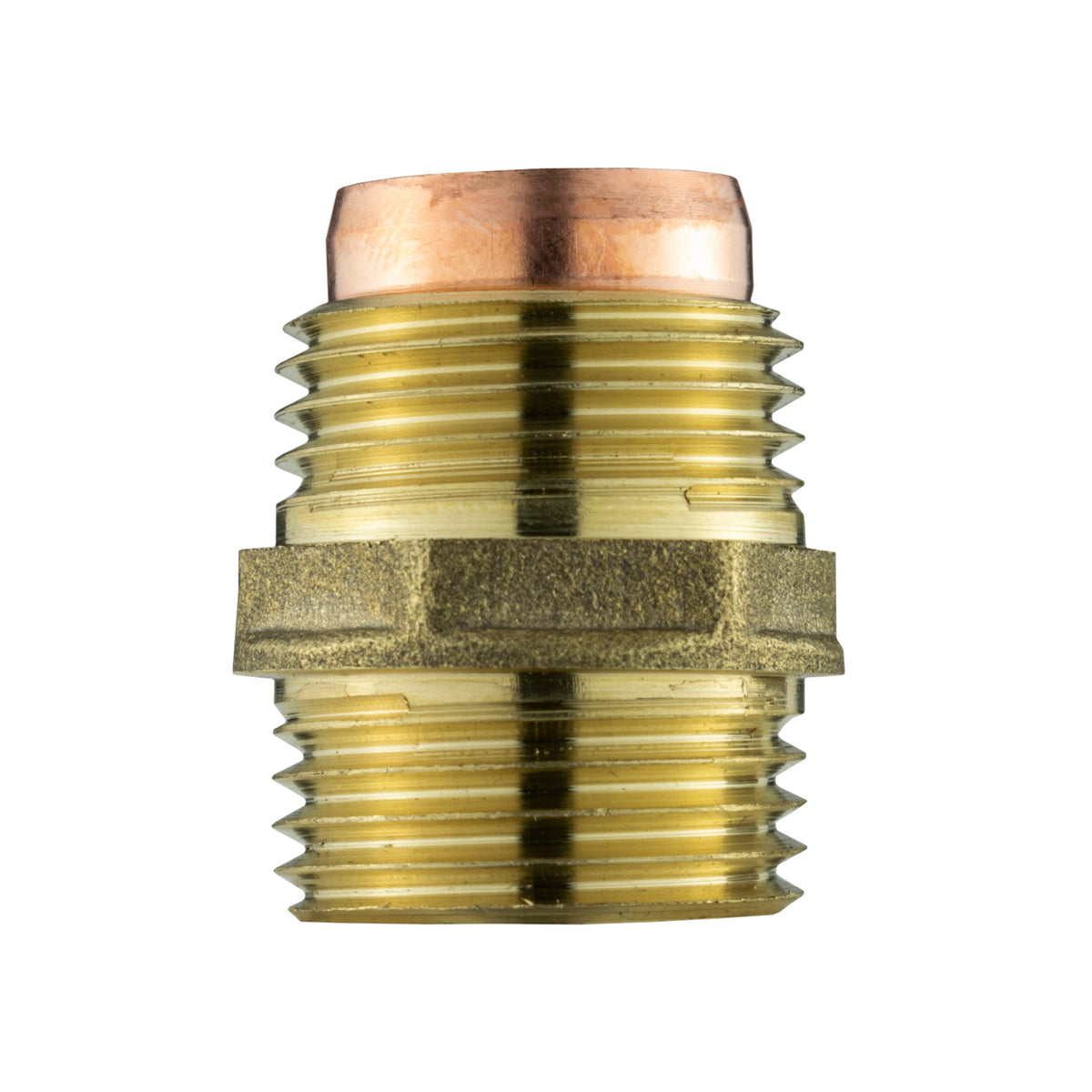 Brass Compression Adapter for 15mm Copper Piping - 1/2"
