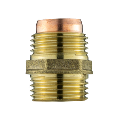 Brass Compression Adapter for 15mm Copper Piping - 1/2"