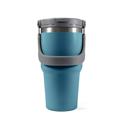 BasicNature Stainless Steel Thermo Mug 0.6L - 3 Colour Options