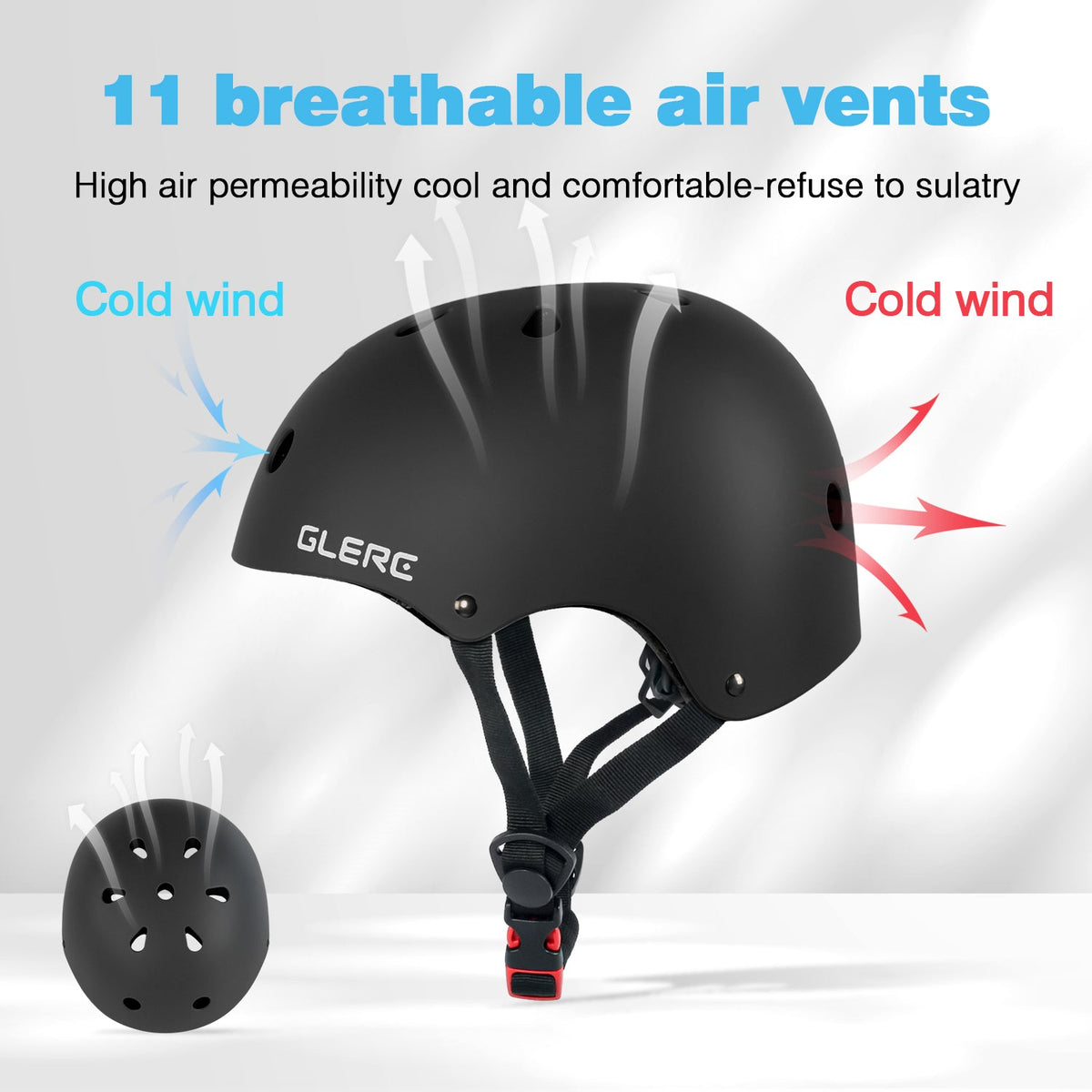 Glerc Kids Bike Helmet - 7 Colour Options