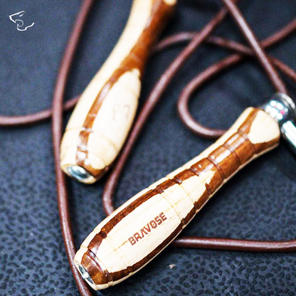 Premium Leather Boxing Skipping Rope