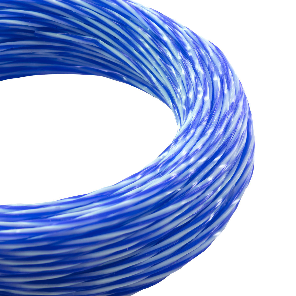 15m strimmer line Dual Core Twisted Blue Chess Trimmer Line 2mm