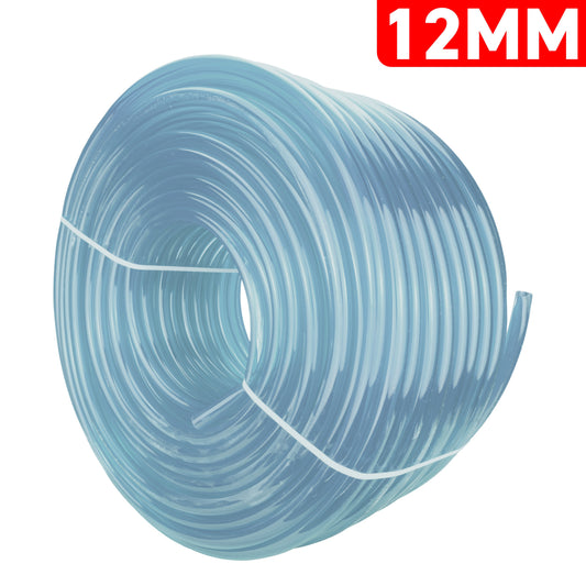 12mm x 15mm Clear PVC Tech Hose - 1 Metre
