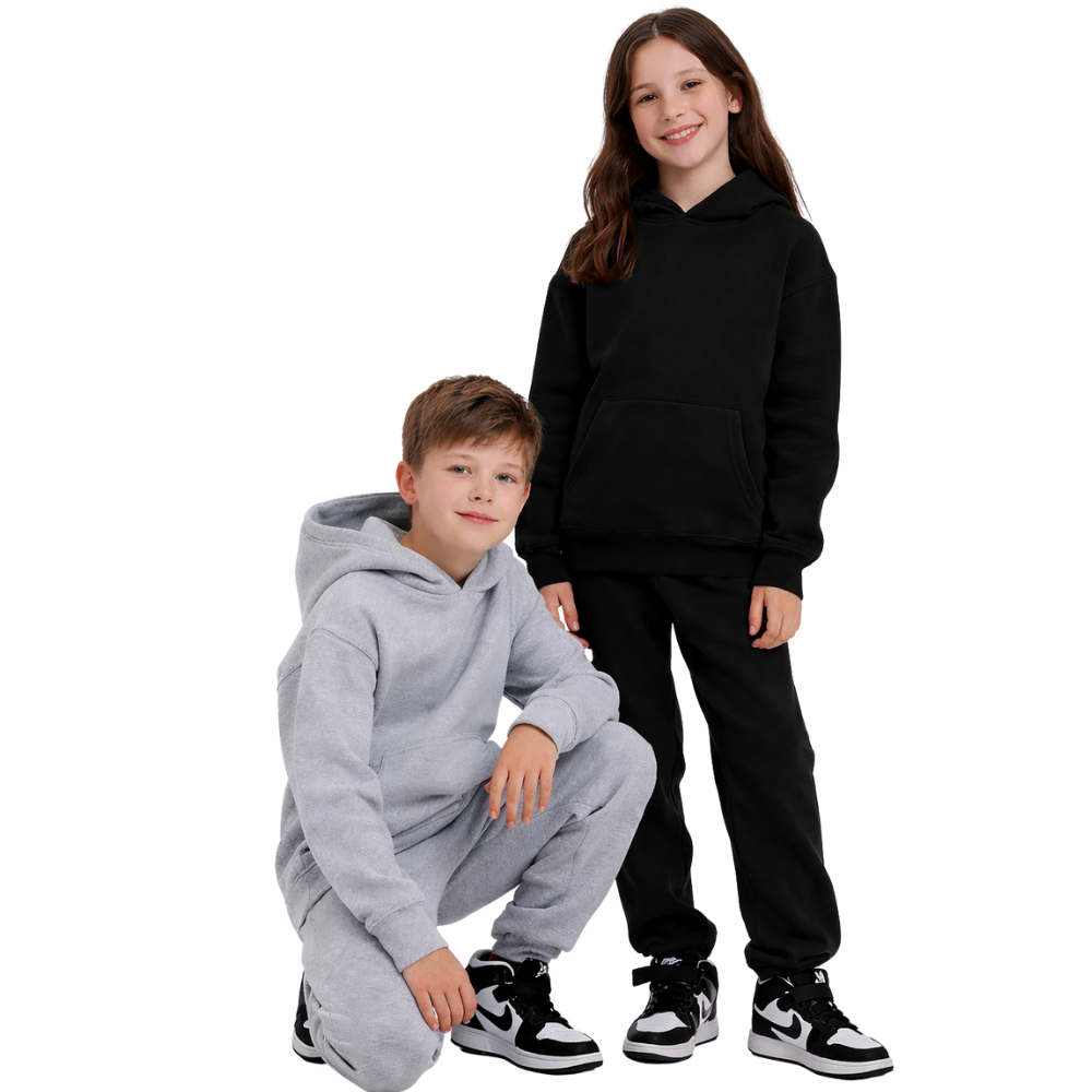 Kids Plain Hoodie - 9 colour options