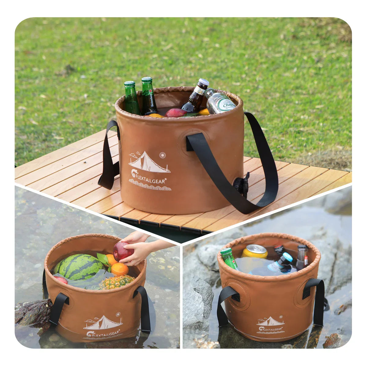 Flextail Gear Cozy Collapsable Camping Bucket