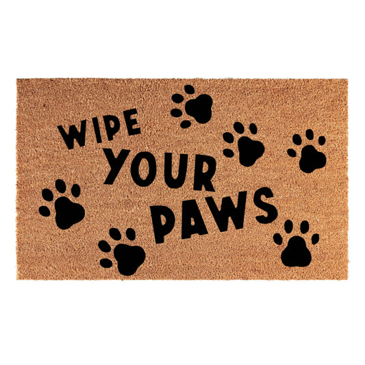 Doormat 60cm x 40cm - 'Wipe Your Paws'