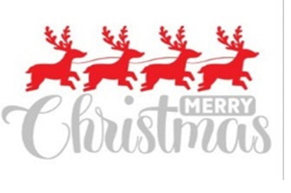 Doormat 60cm x 40cm - 'Merry Christmas'