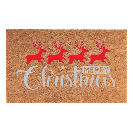 Doormat 60cm x 40cm - 'Merry Christmas'