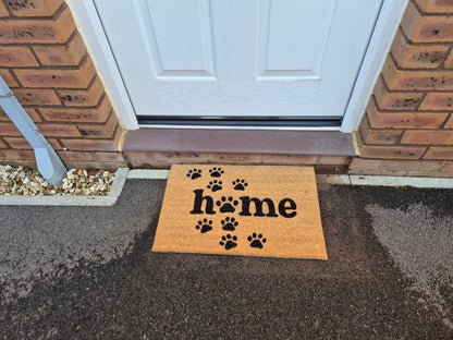 Doormat 60cm x 40cm - 'Home' (Paws)
