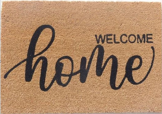 Doormat, 60cm x 40cm - 'Welcome Home'