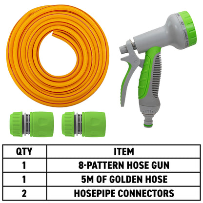 Dog Shower Wash Kit with Water Sprayer, Yellow