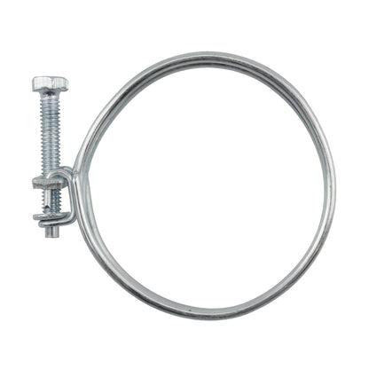 Galvanised Steel Double Wire Hose Clamps, 40mm-45mm