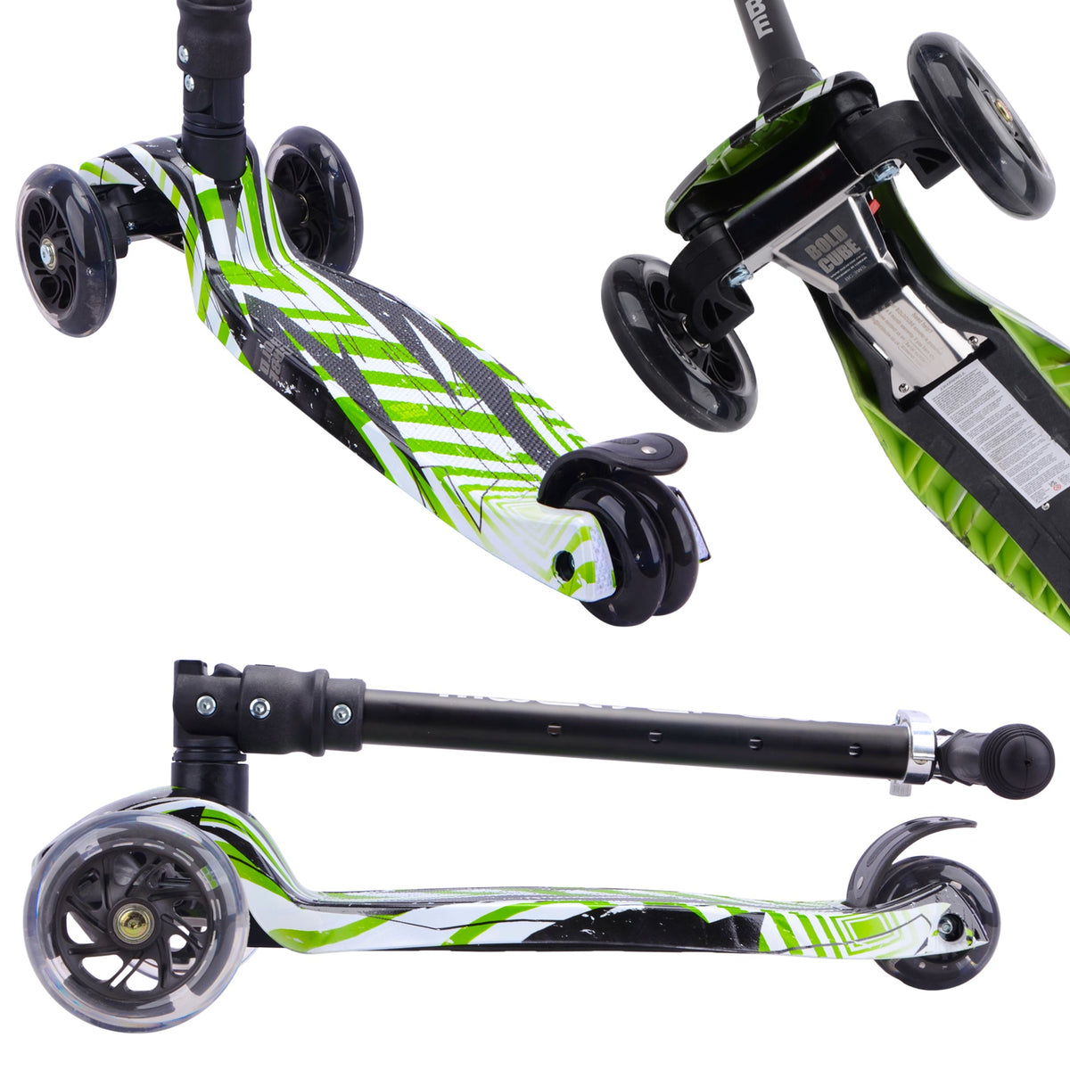 Swift Green - Big 3 Wheel Scooter