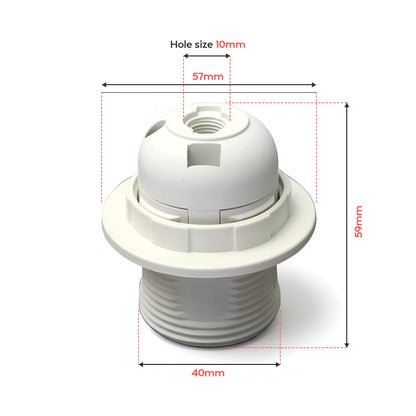 Screw E27 Light Bulb Lamp Holder Base Pendant Socket