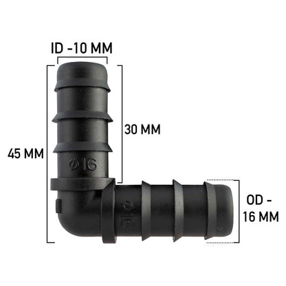 1/2" Irrigation Pipe Elbows