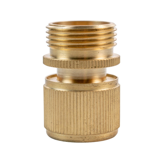 Female Hose Connector with 3/4" BSPM Thread - Brass