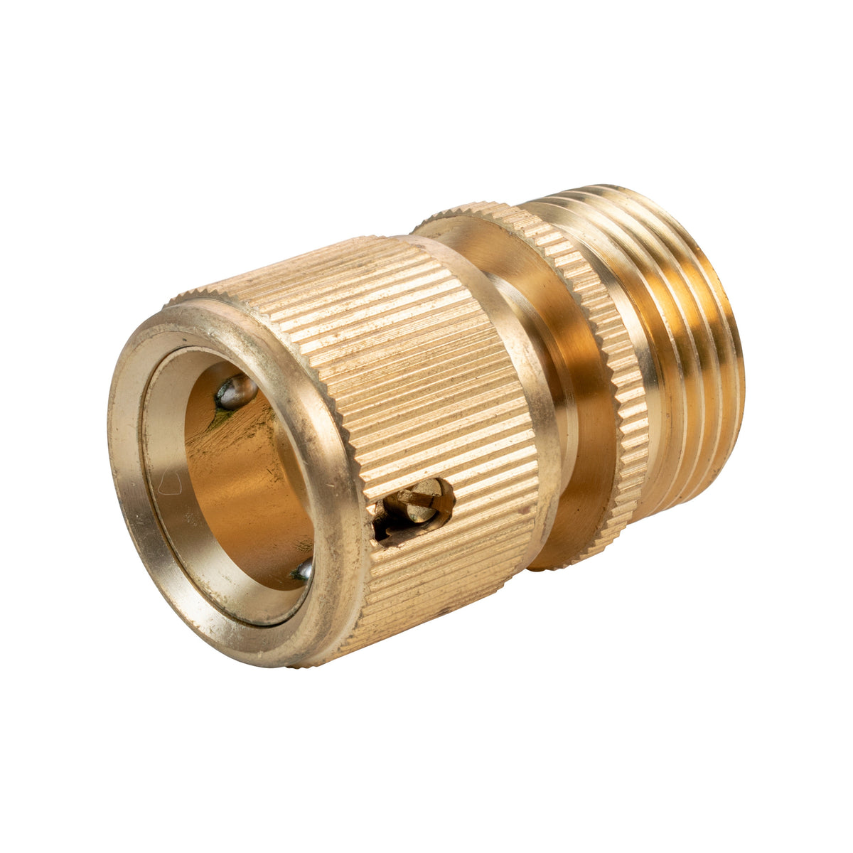 Female Hose Connector with 3/4" BSPM Thread - Brass
