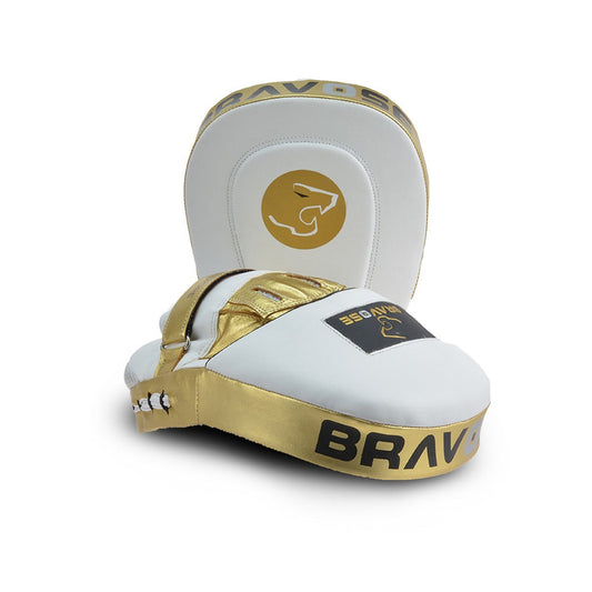 Boxing MMA Elite Leather Focus Mitts