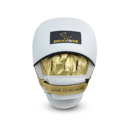Boxing MMA Elite Leather Focus Mitts