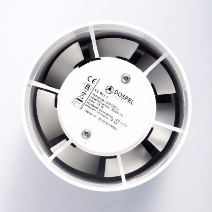 Euro Axial Bathroom Extraction Fan - 100mm