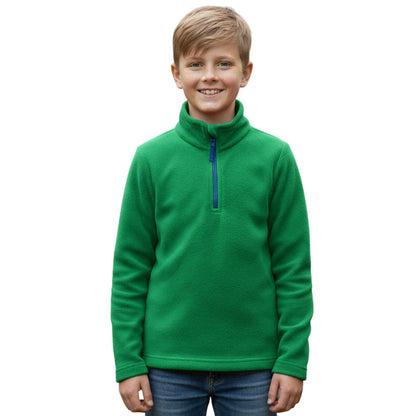 Kids Unisex Fleece Top – 1/4 Zip - 9 Colour Options
