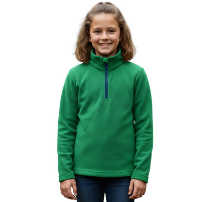Kids Unisex Fleece Top – 1/4 Zip - 9 Colour Options