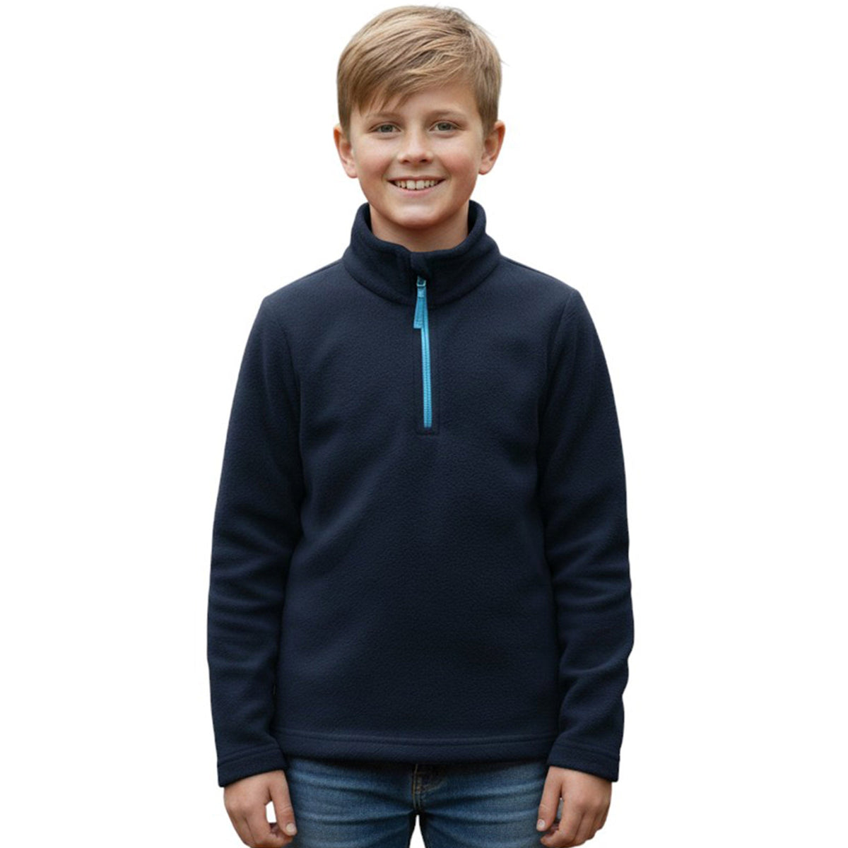 Kids Unisex Fleece Top – 1/4 Zip - 9 Colour Options