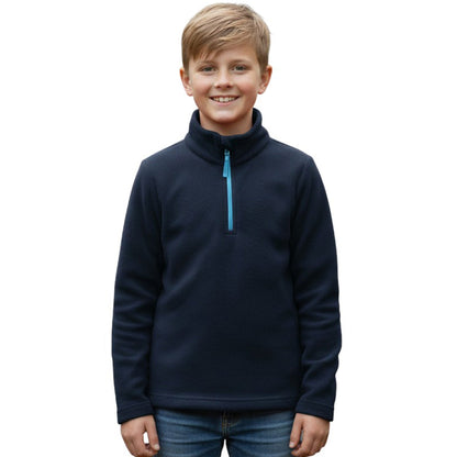 Kids Unisex Fleece Top – 1/4 Zip - 9 Colour Options