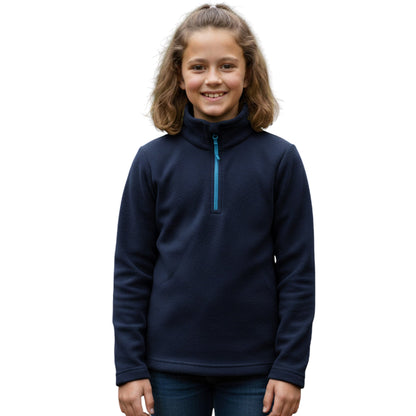 Kids Unisex Fleece Top – 1/4 Zip - 9 Colour Options