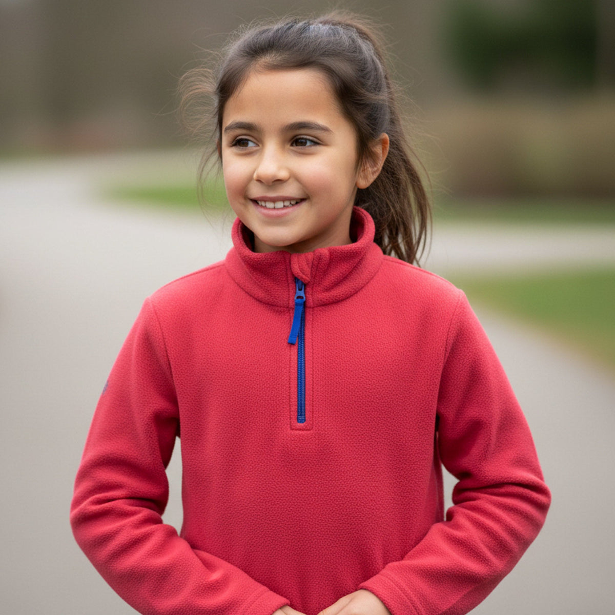 Kids Unisex Fleece Top – 1/4 Zip - 9 Colour Options