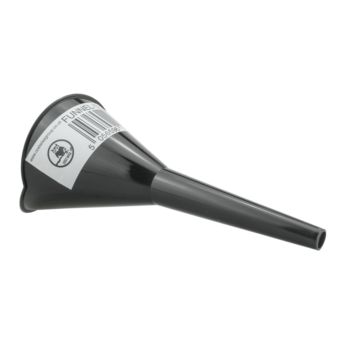 Small Vehicle Funnel with Angled mouth -  Black