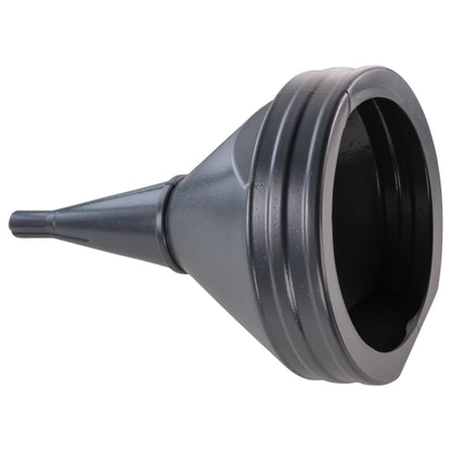 21cm Wide Mouthed Fuel Funnel with Straight Spout, Grey