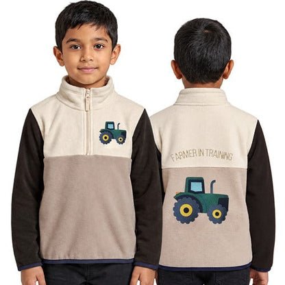 Kids Country Life Fleece Contrast Pullover