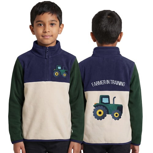 Kids Country Life Fleece Contrast Pullover