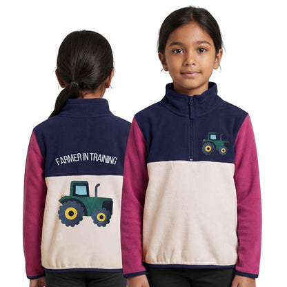 Kids Country Life Fleece Contrast Pullover