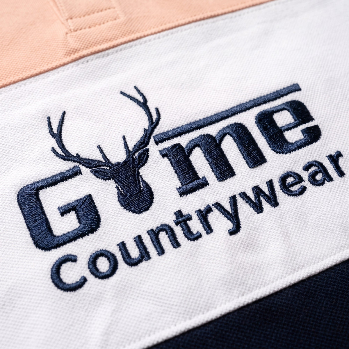 Game Polo Shirt  Tri-Colour Country Block
