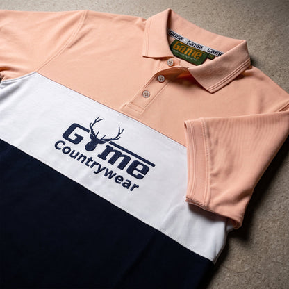 Game Polo Shirt  Tri-Colour Country Block
