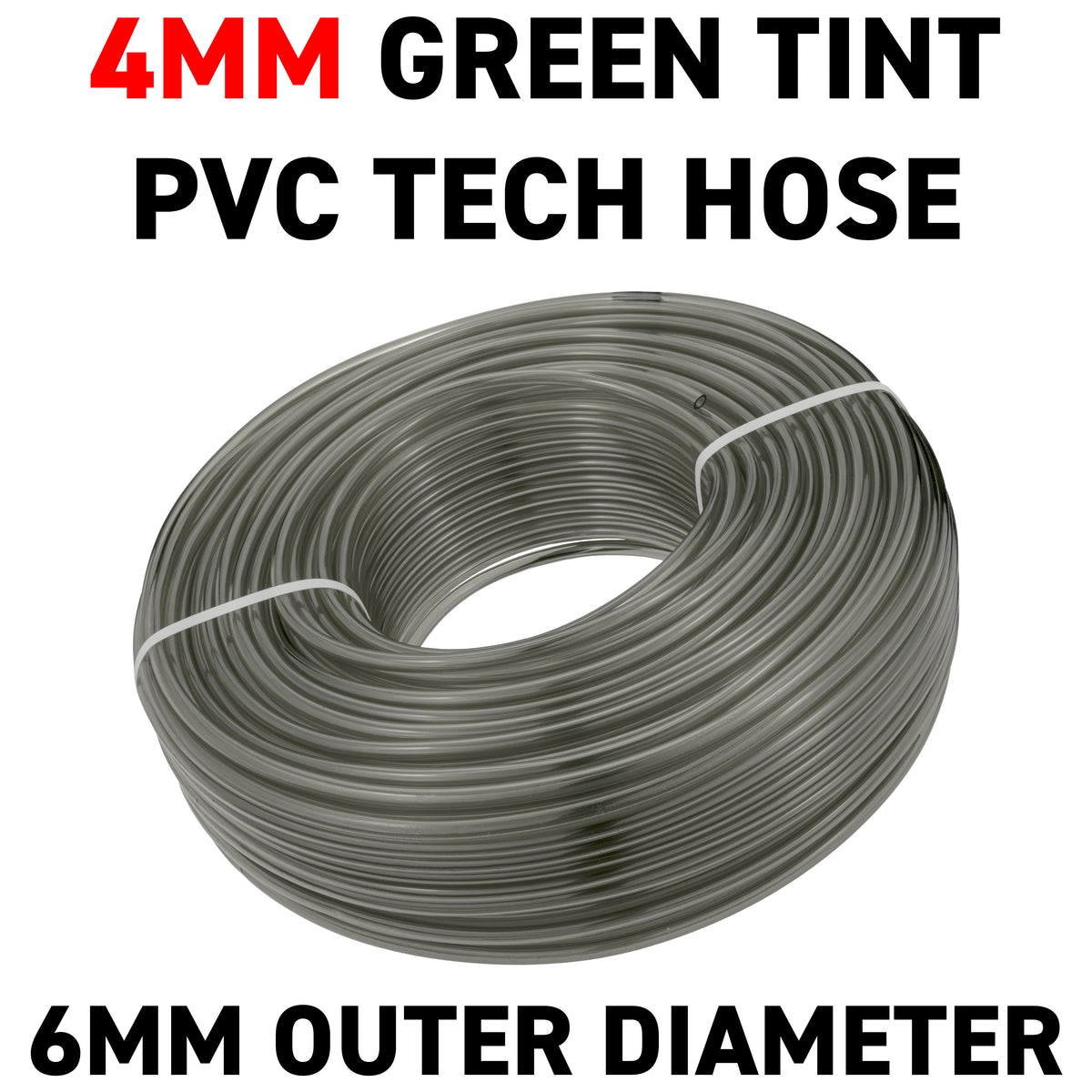 4mm Grey PVC Tech Hose