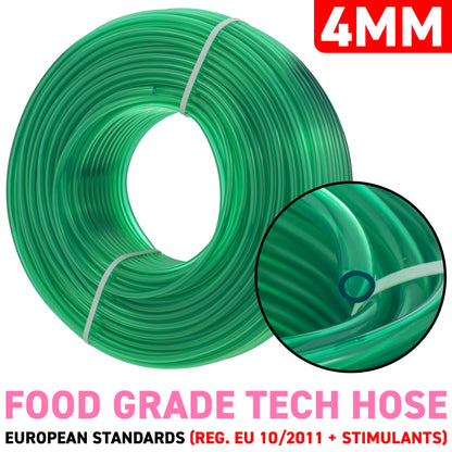 4mm PVC Technical Hose - Green