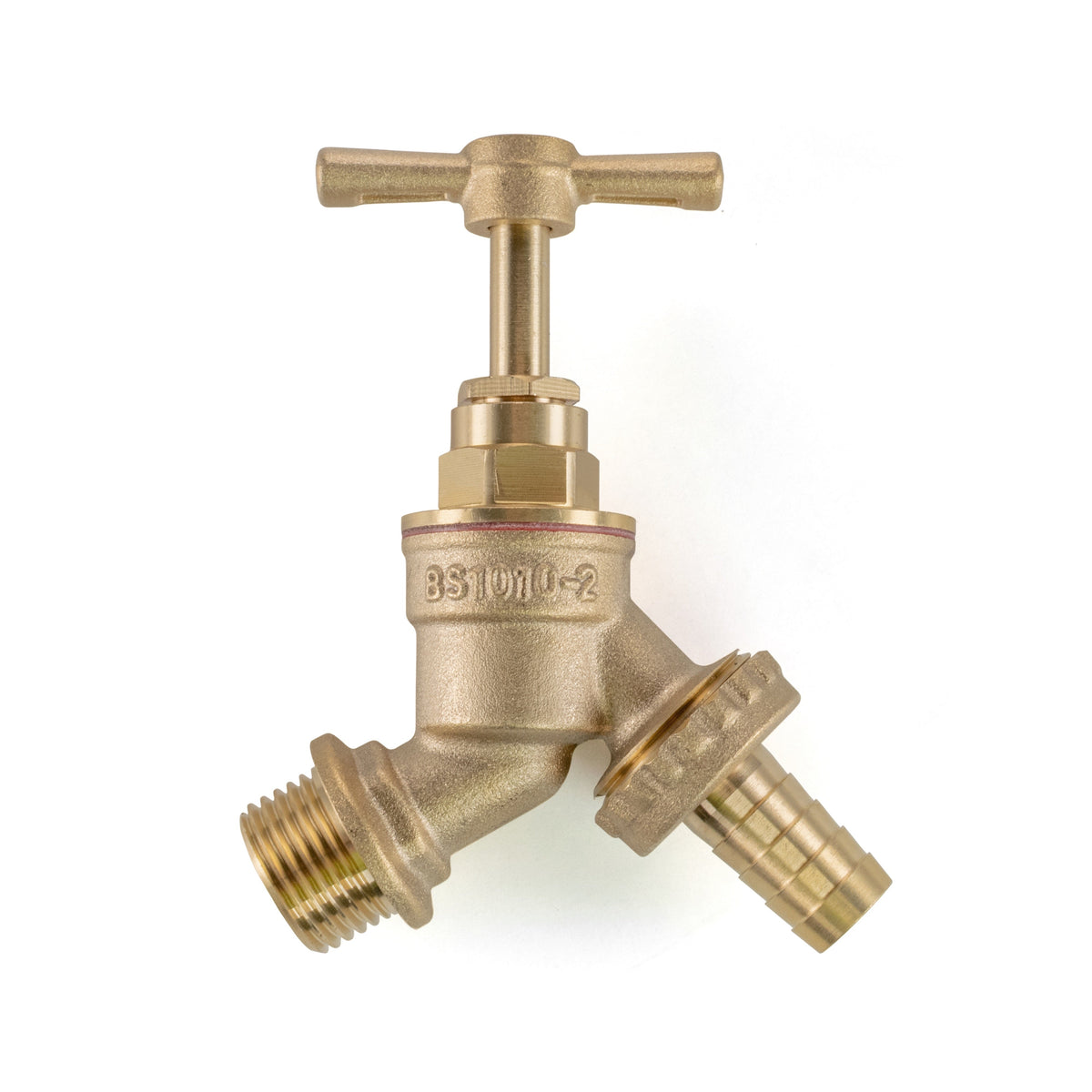 Brass Barbed Bib Tap, 3/4" BSP