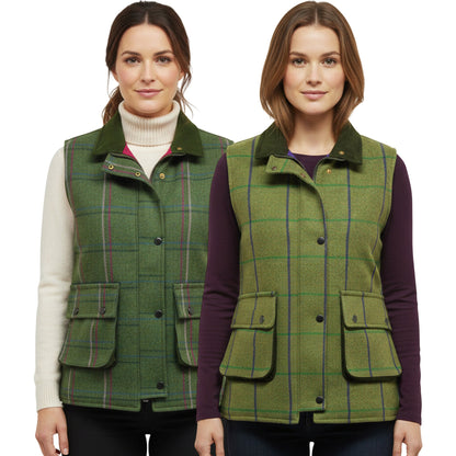 Ladies Game Tweed Gilet